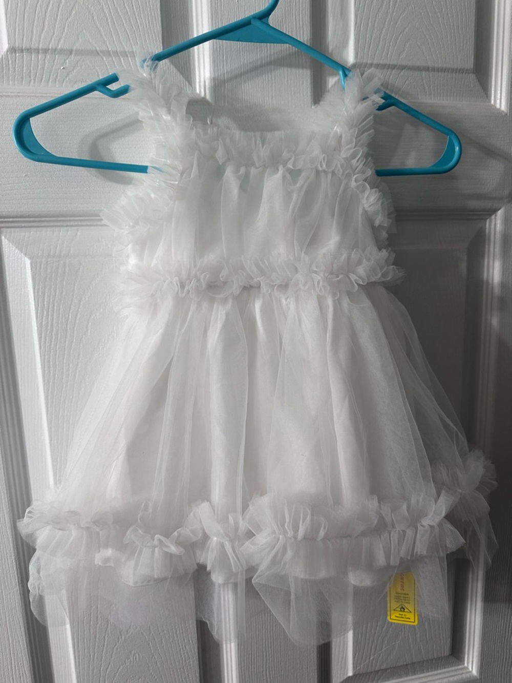 SHEIN White Layered Tulle Dress for Baby